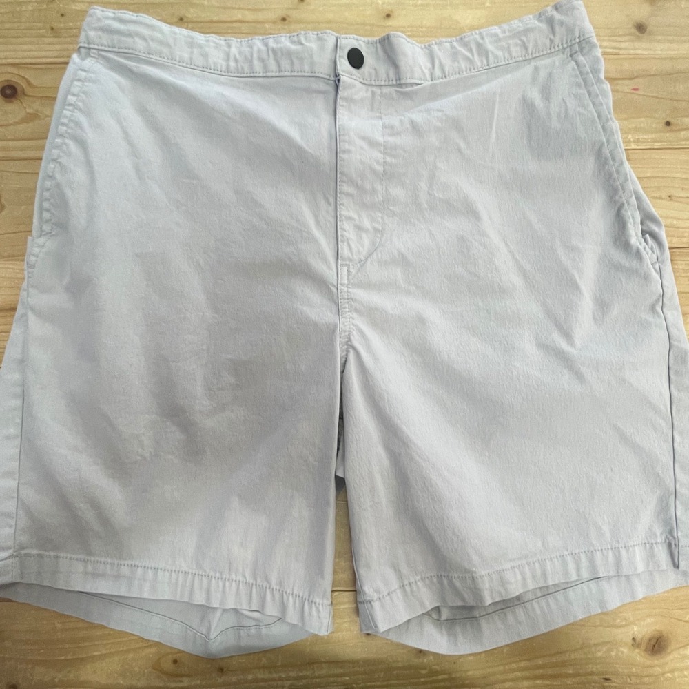 Old Navy Flex Khaki Shorts Casual Everyday Comfort‎ Gray Mens Size L